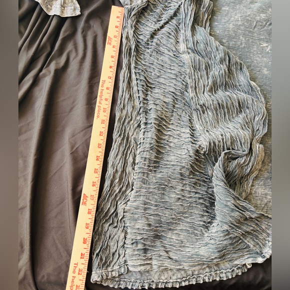 Jess & Jane Lag n’ Look Gray Kimino Women’s Large Style #M57-000 Bohemian - Picture 6 of 7